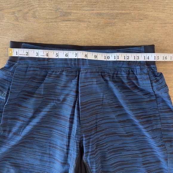 Lululemon T.H.E. (Train Hard Everyday) Lined Gym Short-9" Inseam-Blue Combo-Med - Picture 6 of 16